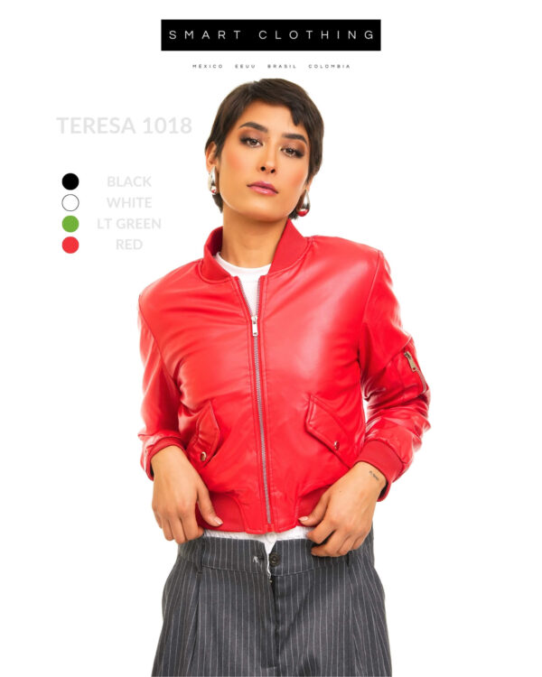 Chamarra Mujer PU Teresa 1018