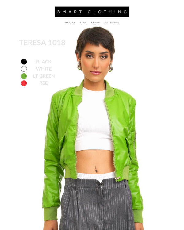 Chamarra Mujer PU Teresa 1018 - Imagen 2