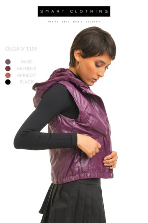OLGA 1105 CHALECO MUJER PU
