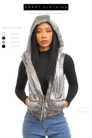OLGA 1069 CHALECO MUJER SHINY