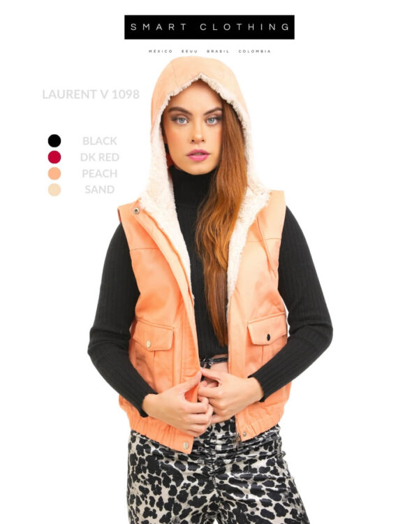 CHALECO MUJER ALGODÓN LAUREN 1098 - Imagen 2